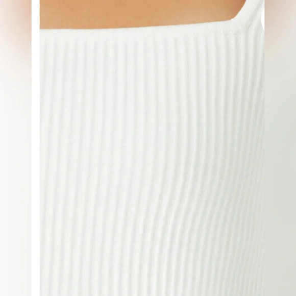 BNWT white ribbed knit sweater by Forever 21 - Picture 10 of 11